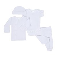 PR10-W: Premature White 4 Piece Set